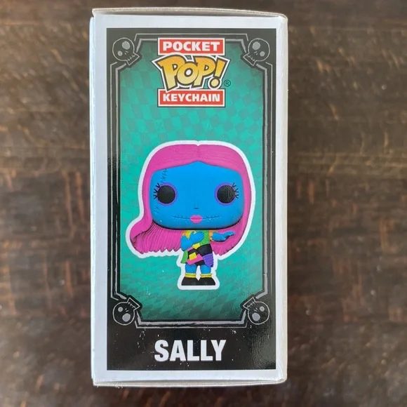 Nightmare Before Christmas Sally & Jack Blacklight Funko Keychain - Picture 6 of 6